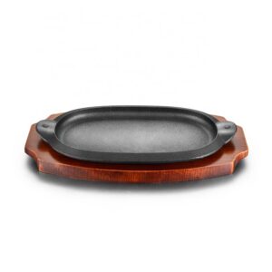 煎锅炒牛排肉木托盘牛排油炸烹饪夹钳拼盘厨房小配件家用木制底座