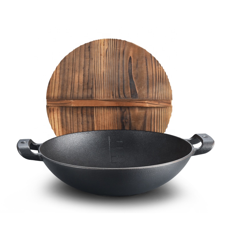 热卖最优质中国锅铁铸铁套装现代设计金属锅受餐厅欢迎 - 图片 4