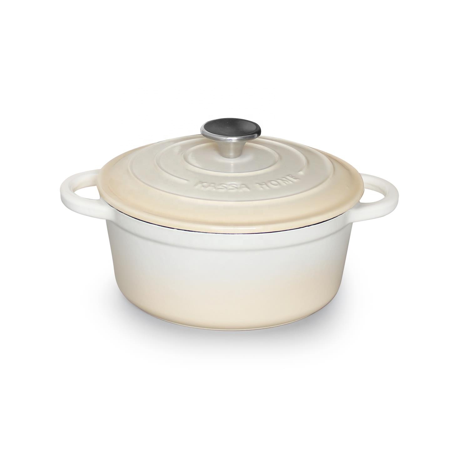 最佳选择产品不粘重型铸铁荷兰烤箱搪瓷涂层4l4.3kg - 图片 6